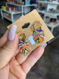 Monstera Earrings