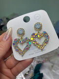 Heart Diamond Earrings