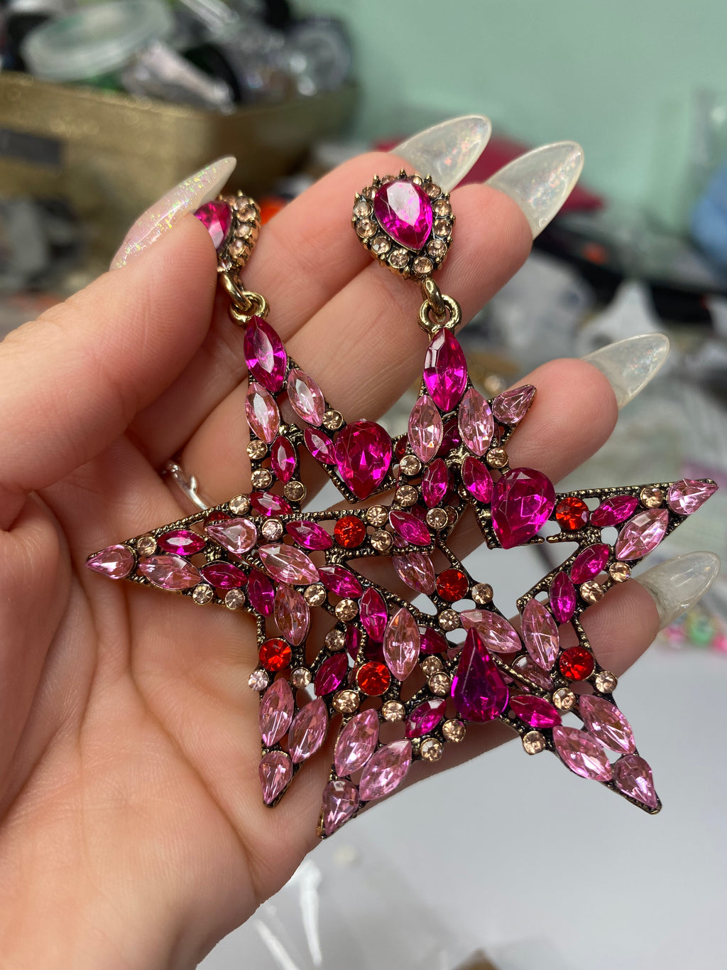 Sparkle Star Earrings