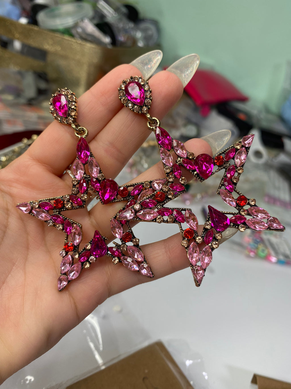 Sparkle Star Earrings