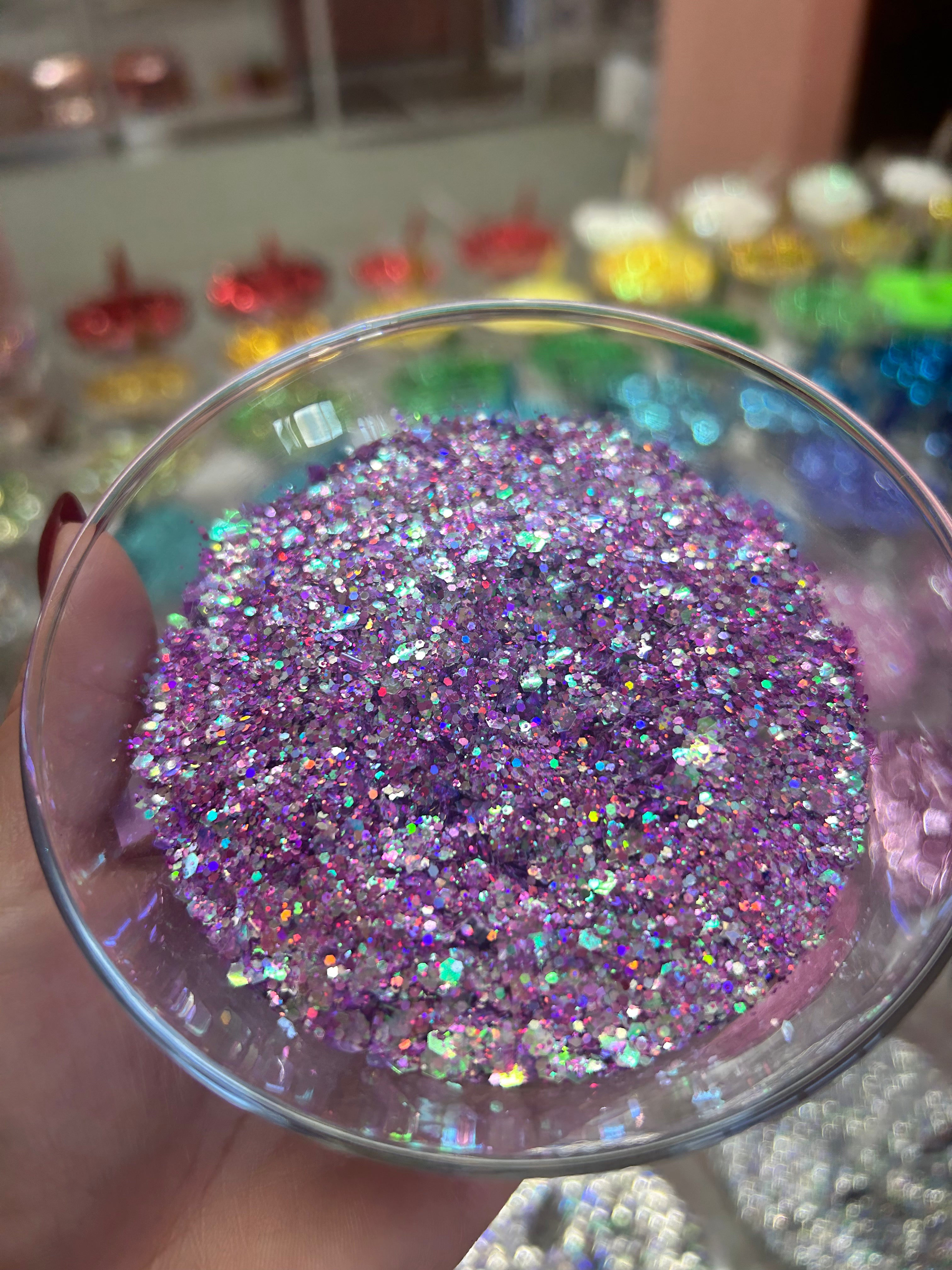 Holographic Chunky Violet