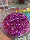 Chunky Fuchsia Stars