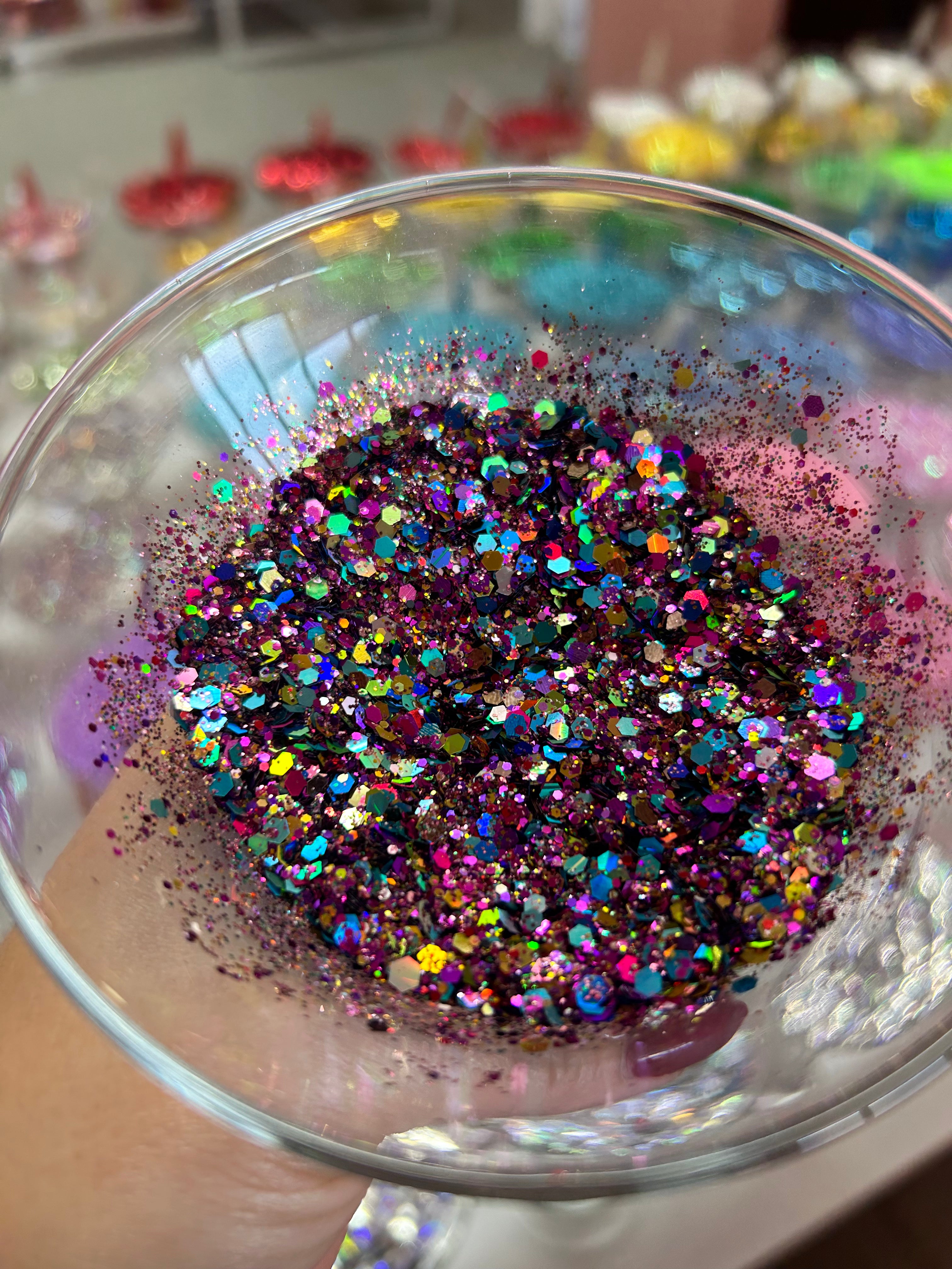 Multicolor Chunky Glitter