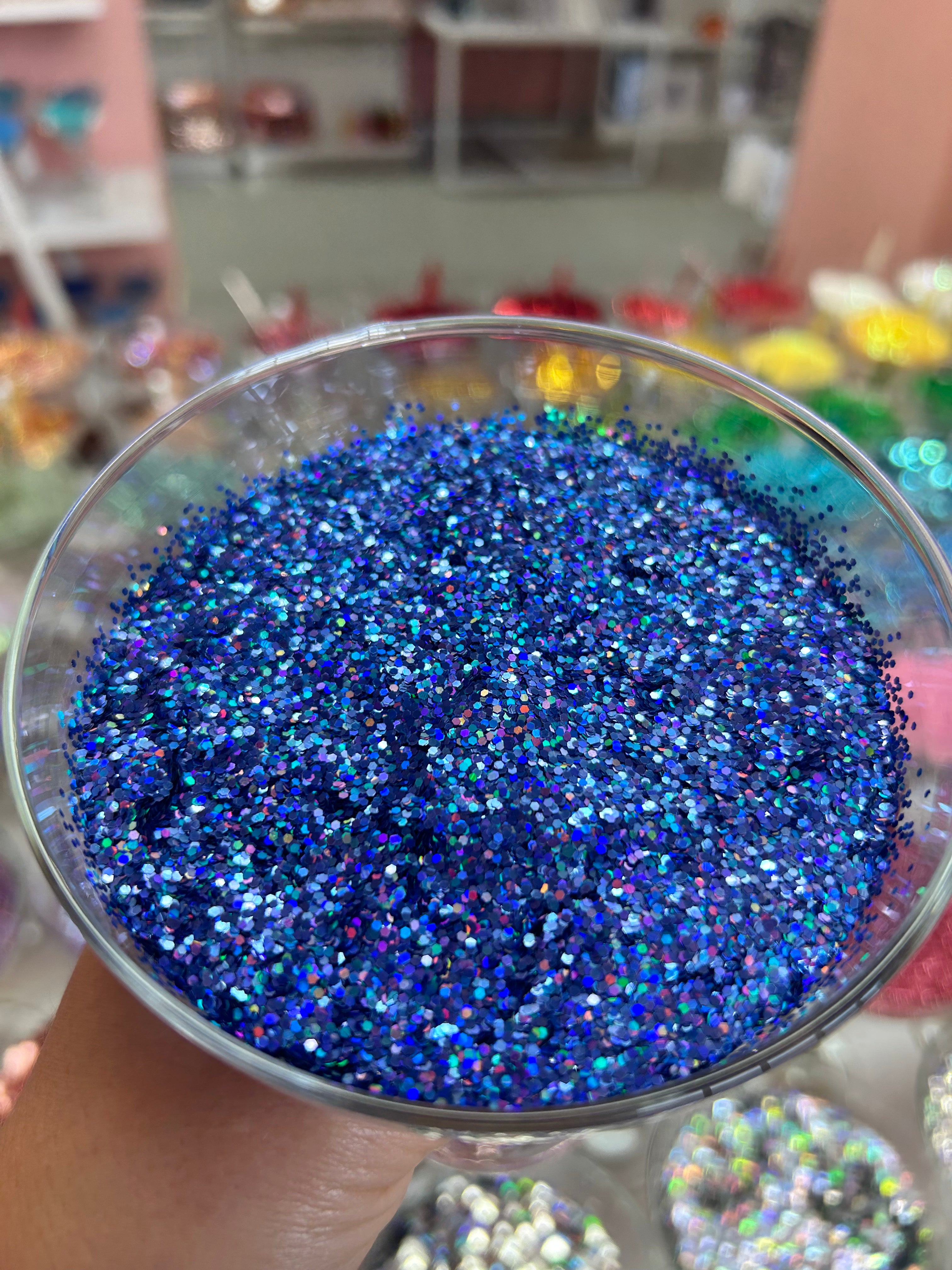 Chunky Blue Glitter
